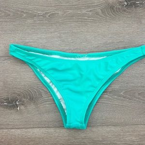 Skinny Bikini swim bikini bottom. Sz.M color: Aqua.
